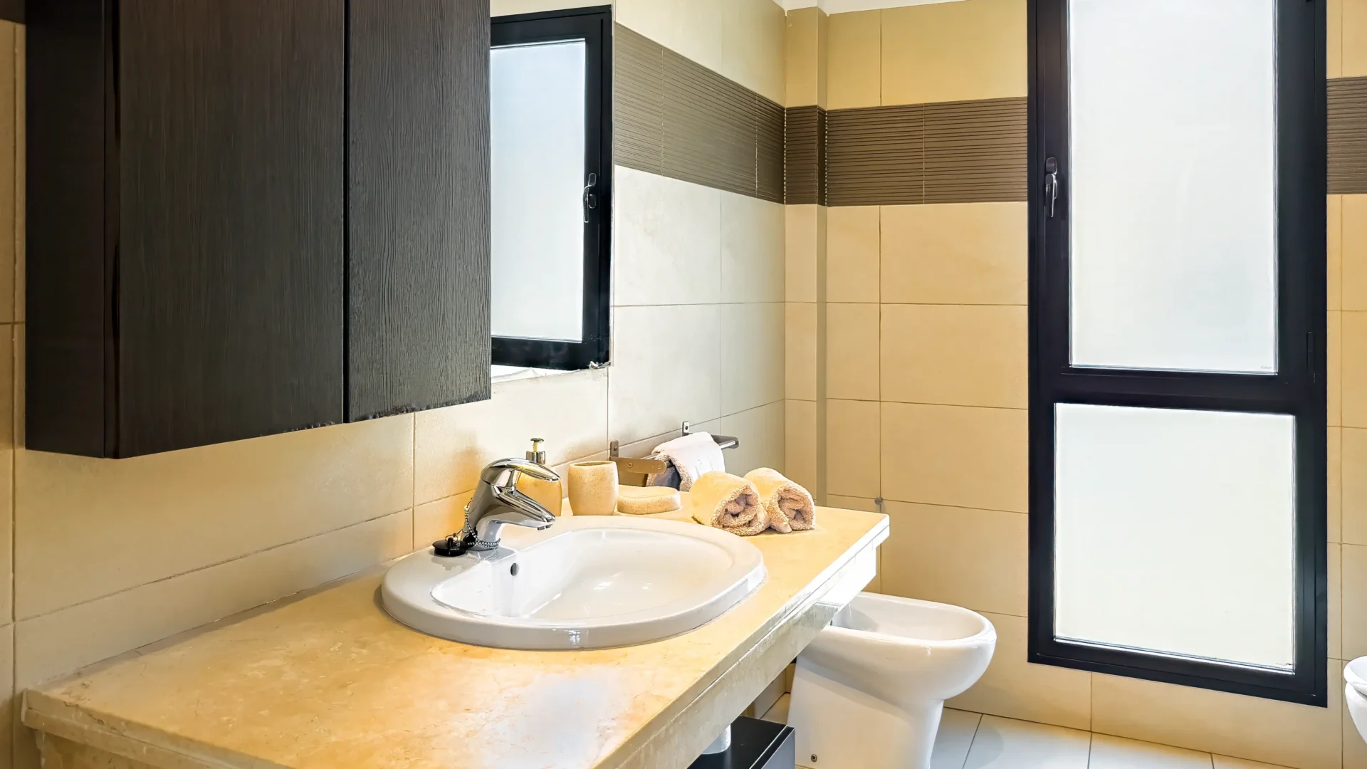 Private en-suite bathroom at Villa Julia in Costa Adeje