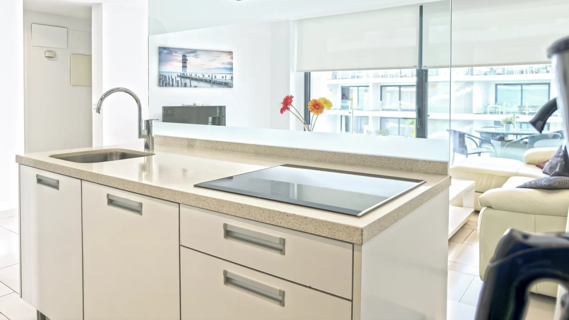 Fantastic holiday apartment with modern kitchen and pool views in Palm-Mar